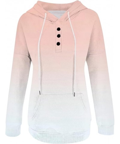 Oversized Hoodie for Women Bottons Drawstring Long Sleeve Tops Sweatshirt Trendy Fashion Graphic Hoodies Clothes D-pink $11.3...