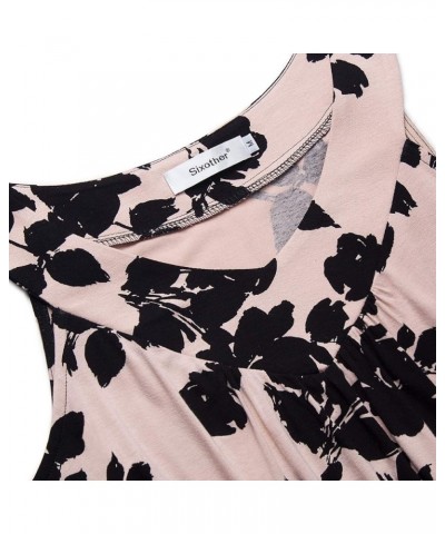 Womens Tank Tops V Neck Tops Cami Shirts Peated Flowy Tunics for Summer Pink Black $16.73 Tanks