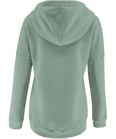 Hoodies for Women Hoodies Y2K Womens Oversized Hoodies Fleece Sweatshirts Long Sleeve Sweaters Pullover with Pocket 04-mint G...