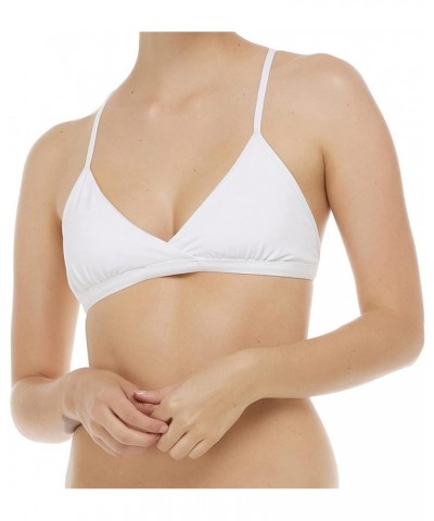 Women's Standard Updated Madison Fixed Triangle Bikini Top Swimsuit Boracay $19.21 Swimsuits