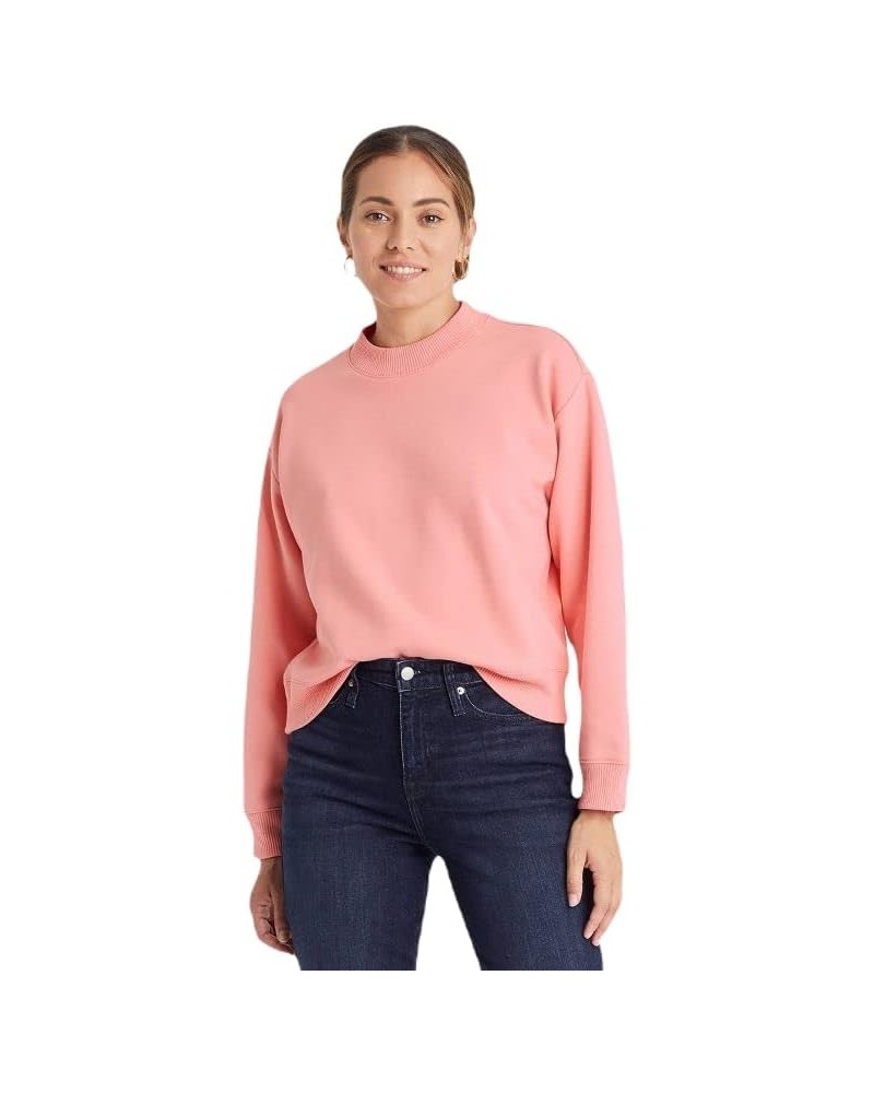 Women's Long Sleeve Sweatshirt Pink $12.62 Hoodies & Sweatshirts