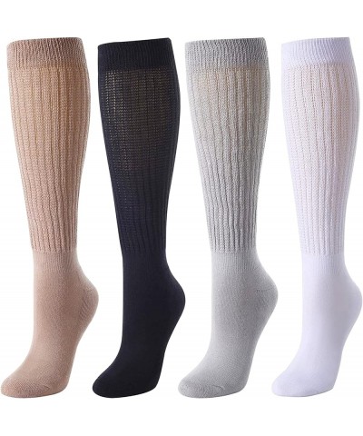 Novelty Slouch Socks Slouchy Socks Women, Scrunch Socks Girls Stacked Socks Boot Socks 4-5 Pairs Assorted 1 $9.46 Activewear