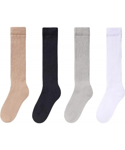 Novelty Slouch Socks Slouchy Socks Women, Scrunch Socks Girls Stacked Socks Boot Socks 4-5 Pairs Assorted 1 $9.46 Activewear