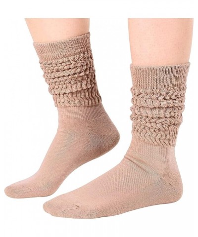 Novelty Slouch Socks Slouchy Socks Women, Scrunch Socks Girls Stacked Socks Boot Socks 4-5 Pairs Assorted 1 $9.46 Activewear