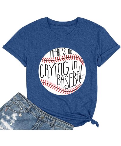 Plus Size Baseball Shirt Women Funny Baseball Graphic Tees Casual Short Sleeve Tops T-Shirts Baseball Letter Graphic2 $12.76 ...