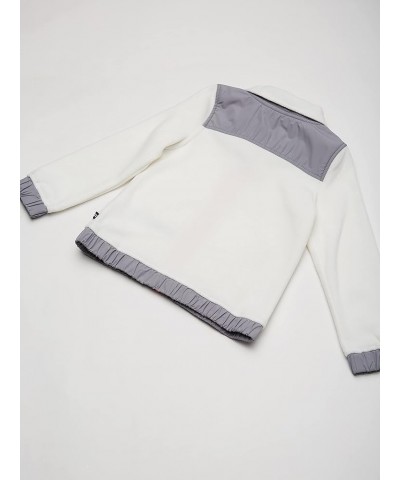 Girls' Full-Zip Fleece Jacket, Signature Logo Design, Lightweight & Wind Resistant Cream/Grey $12.42 Jackets