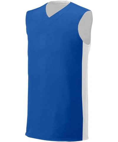 Boy's Reversible Moisture Management Muscle Royal/ White $7.69 Activewear