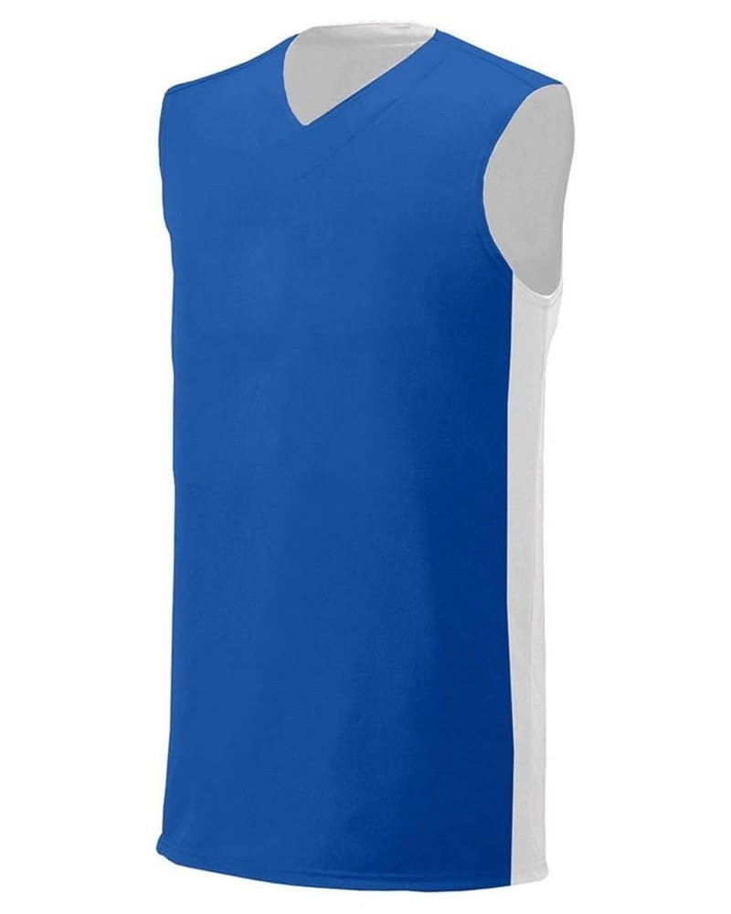 Boy's Reversible Moisture Management Muscle Royal/ White $7.69 Activewear