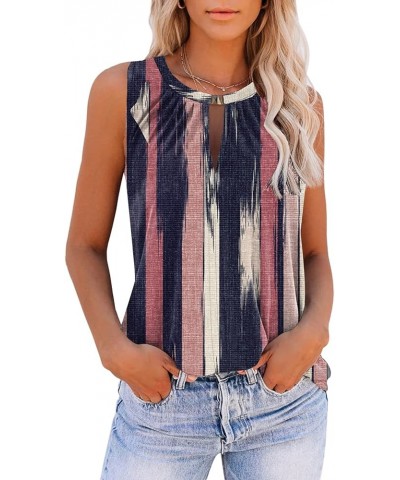 Womens Halter Tops Racerback Sleeveless Tank Tops Cute Printed Yoga Running Summer Tee Shirts 73-tw Red $11.21 Tanks