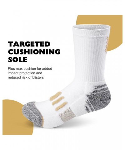 Crew Socks Women 5/6 Pairs, Hiking Athletic Running Crew Socks with Support Cushioned Socks 5 Pairs White Crew Socks $15.59 A...