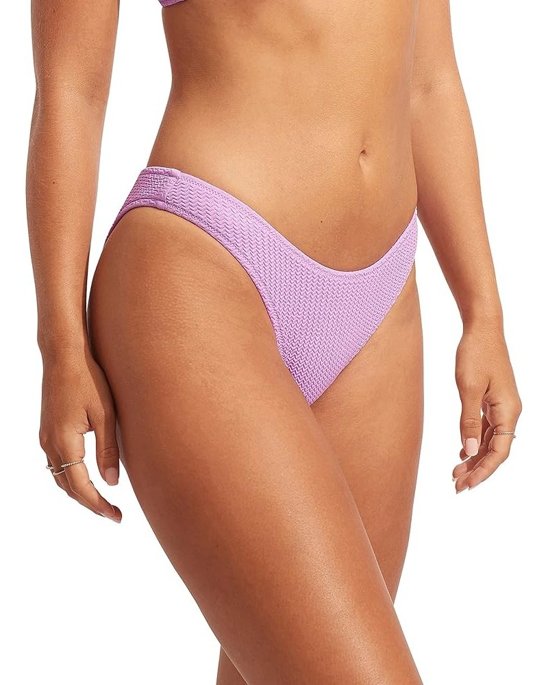 Women's High Cut Pant Bikini Bottom Swimsuit Sea Dive Wild Rose $7.11 Swimsuits