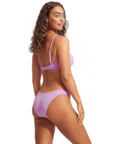 Women's High Cut Pant Bikini Bottom Swimsuit Sea Dive Wild Rose $7.11 Swimsuits