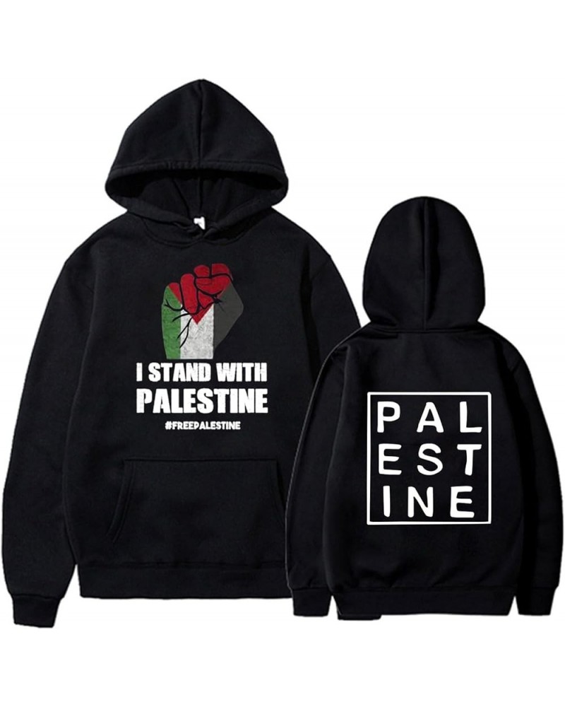 Free Palestine,I Stand with Palestine,Support Palestine Hoodies Pray for Palestine Unisex Sweatshirts 3-black $9.71 Hoodies &...