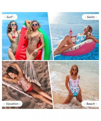 Women One Piece Swimsuit Funny Hairy Chest Summer Swimwear A Chest14 $12.90 Swimsuits