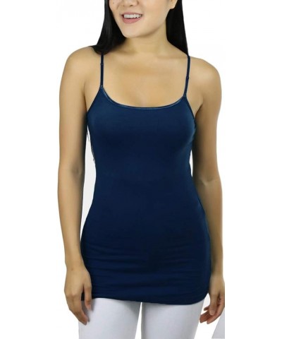 Women's Long Tank Top w/Adjustable Spaghetti Straps Eclipse $9.41 Tanks