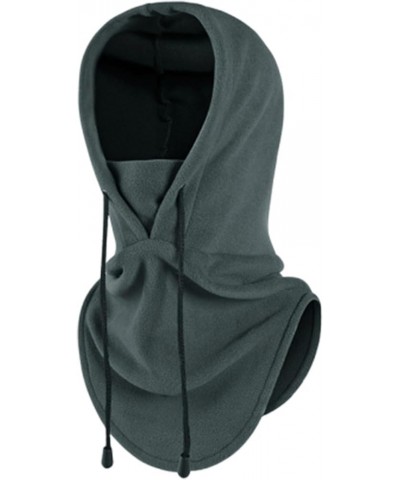 Sherpa Hood, Sherpa Hood Ski Mask Wind-Resistant Fleece Winter Face Mask Adjustable Warm Hood Cove F $10.82 Jackets