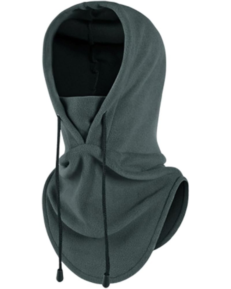 Sherpa Hood, Sherpa Hood Ski Mask Wind-Resistant Fleece Winter Face Mask Adjustable Warm Hood Cove F $10.82 Jackets