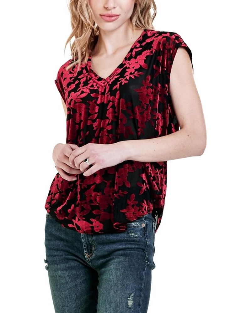 Women's Yanis Tops Rio Red Burnout $25.97 Others