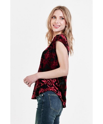 Women's Yanis Tops Rio Red Burnout $25.97 Others