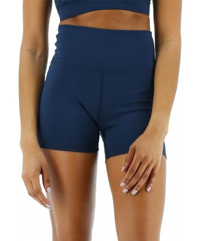 Women's High Rise Athletic Workout Short 4 Navy $19.55 Activewear