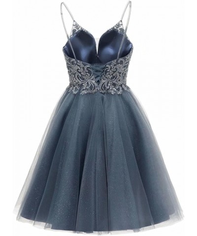 Tulle Homecoming Dresses Short Prom Dresses 2024 Teens Sparkly Party Cocktail Gowns Hot Pink $35.47 Dresses