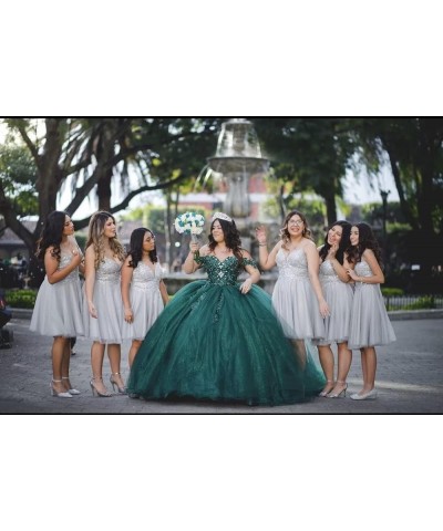 Tulle Homecoming Dresses Short Prom Dresses 2024 Teens Sparkly Party Cocktail Gowns Hot Pink $35.47 Dresses