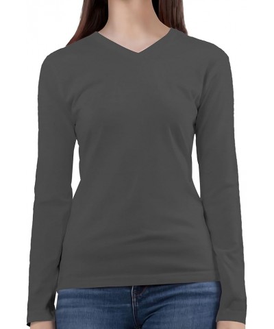 Long Sleeve Undershirts for Scrubs - Great Stretch and Layering Piece - 3 Pack Charcoal $25.64 Underwear