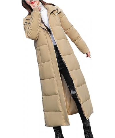 Winter Coats for Women 2024 Trendy Oversized Puffer Jacket Warm Casual Hooded Outerwear Thicken Quilted Overcoat 1-khaki $18....