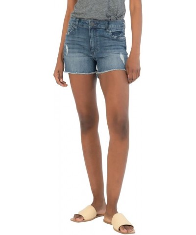 Gidget High-Rise Frey Shorts Flow $33.30 Shorts