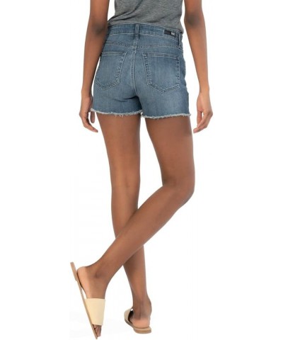 Gidget High-Rise Frey Shorts Flow $33.30 Shorts