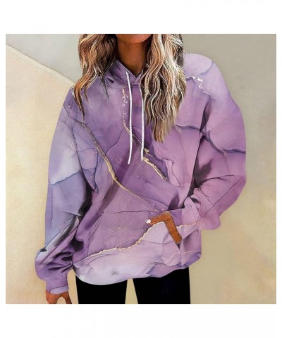 ADHOWBEW Y2k Hoodie Women 2023 Lightweight Cute Long Sleeve Graphic Sweaters Sweatshirt Loose Fit C-purple $9.45 Jackets