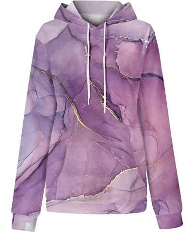 ADHOWBEW Y2k Hoodie Women 2023 Lightweight Cute Long Sleeve Graphic Sweaters Sweatshirt Loose Fit C-purple $9.45 Jackets