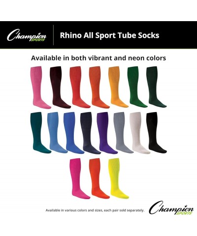 Rhino All Sport Athletic Socks - Multiple Sizes and Colors 8.5-10 (Medium) Royal Blue $7.35 Socks