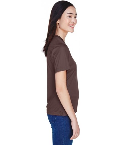 Women's Zone Performance T-Shirt Dark Brown $7.26 T-Shirts