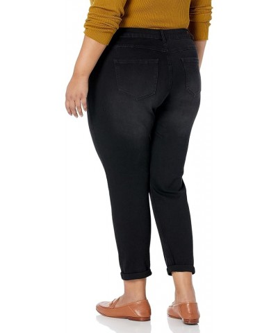 Women's Plus Size Jean Stretch Girlfriend Av Blk $15.37 Jeans