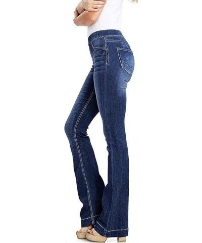 Women's Mid-Rise Skinny Fit Flared Bootcut Jeggings with Spandex, Cello Jean Dark Blue (32" Inseam) $18.24 Jeans