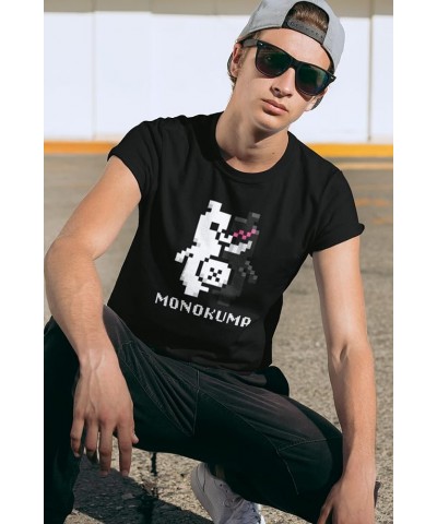 Danganronpa Monokuma 8bit Anime Tee Shirt Tshirt Unisex Men Women Girls Boys Sstee | Heather Irish Green $13.96 T-Shirts