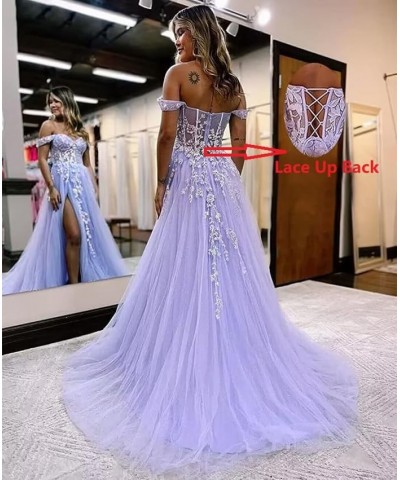 Women's Prom Dress Lace Appliques Formal Evening Dress Off The Shoulder Ball Gown Burgundy $40.80 Dresses