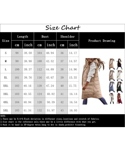 Puffer Vest Womens Lightweight Oversized Hoodie Sleeveless Outdoor Long Coat Winter Jacket for Women withe Pockets A-red $19....