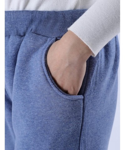 Womens Sherpa Lined Sweatpants Winter Warm Fleece Pants(Blue-S) $18.85 Activewear