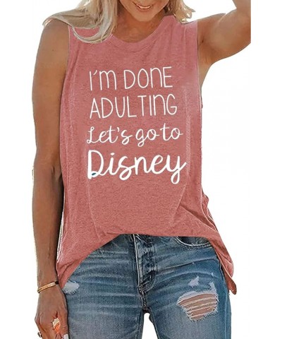 Tank Top for Women,Hakuna Matata Letter Printed Top Tees Funny Inspirational Casual Graphic Tops U-pink $11.70 Tanks