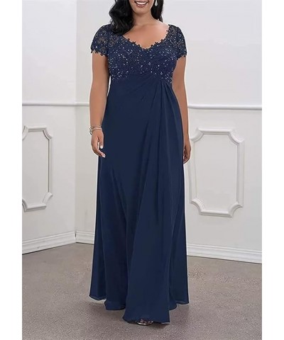 Lace Appliques Mother of The Bride Dresses for Wedding Plus Size Women's Long Formal Wedding Party Prom Gowns Aqua Blue $48.0...