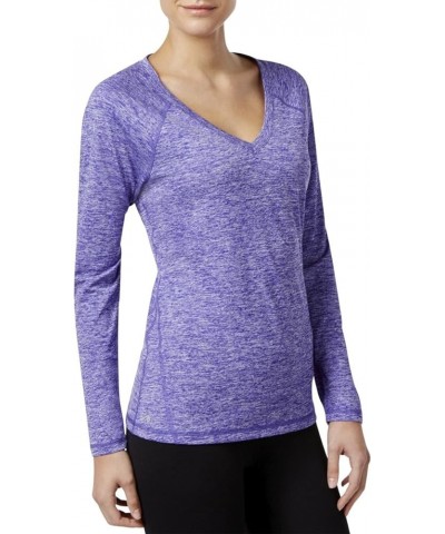 Women's Essential Long-Sleeve Performance Top Blazing Purple $8.51 Activewear