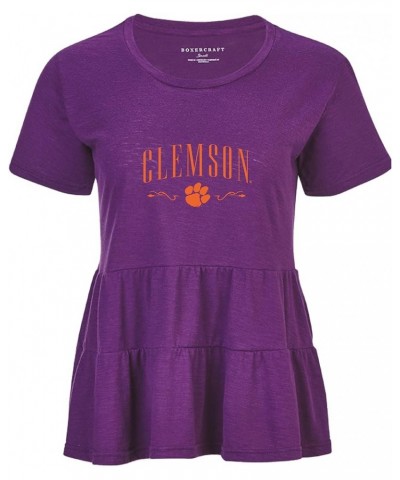 Women's NCAA Team Logo Willow Tee X-Large Purple $12.84 T-Shirts