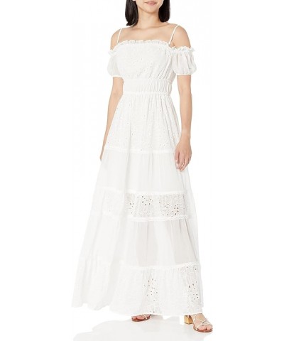 Women's Zena Long Dress Pure White $48.18 Dresses