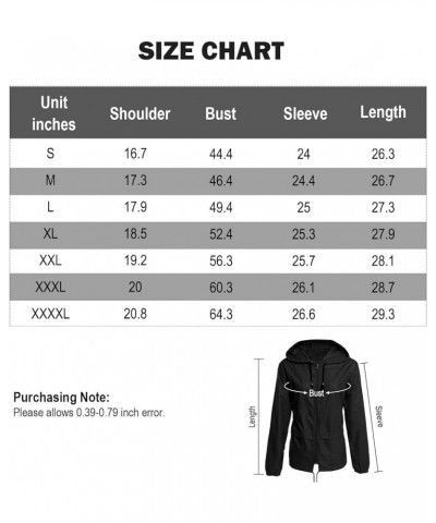 Women Rain Coats Lightweight Waterproof Outdoor Rain Jacket Hooded Packable Raincoats Grey/Black $12.60 Coats