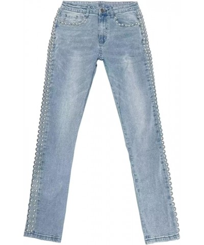 Women's Super Comfy Stretch Denim Skinny Jeans P44172bp-light Wash $15.06 Jeans