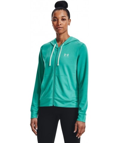 Women's Rival Terry Full-Zip Hoodie Neptune (369)/Black $28.00 Activewear