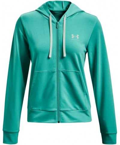 Women's Rival Terry Full-Zip Hoodie Neptune (369)/Black $28.00 Activewear