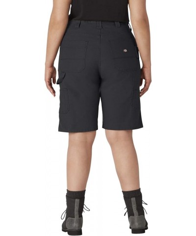 Women's Plus Size Carpenter Short Rinshed Black $22.66 Shorts